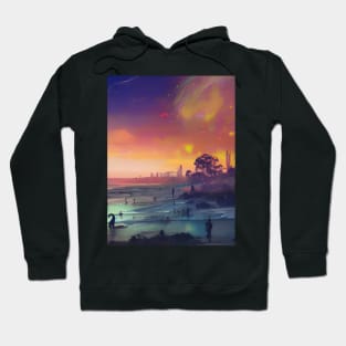 Beach at Sunset Hoodie